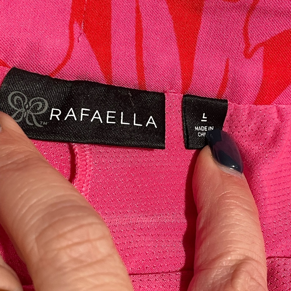 ♥️🩷 I LOVE! Rafaella Womens Sz Large Floral Tropical Resort Wear Beach Skort - Picture 9 of 12